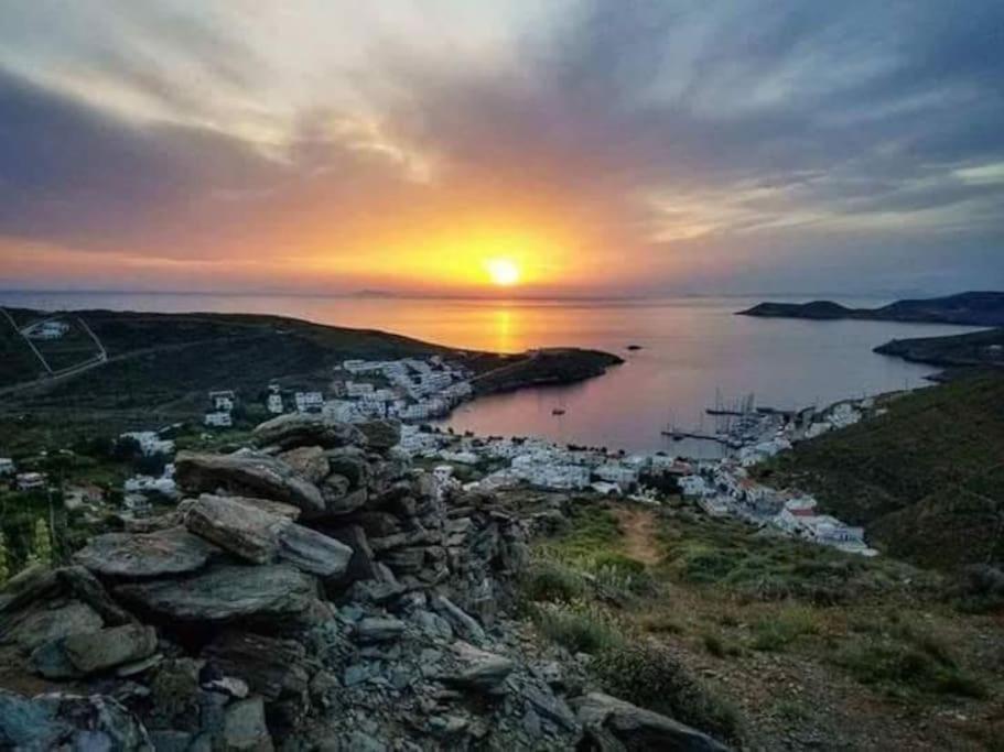 Villa Κυθνος Δρυοπίδα, Στούντιο Χατζής Dhriopís Exterior foto
